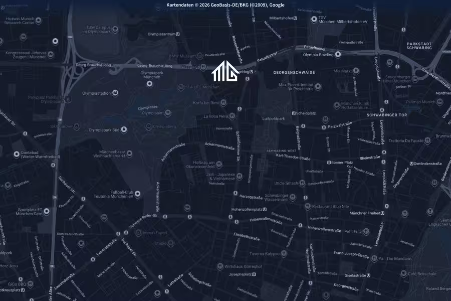 Standortkarte des Münch Gesellschaft 
für Immobilienmanagement mbH